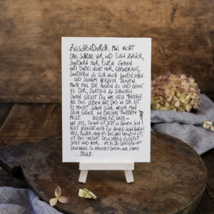 Postkarte "Drei Schritte vor" - von Edition Gute Geister