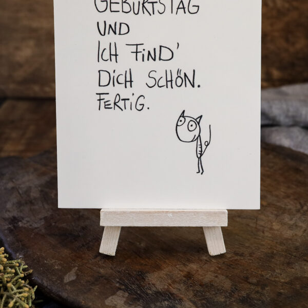 Postkarte "Du hast Geburtstag" - von Edition Gute Geister – Bild 2