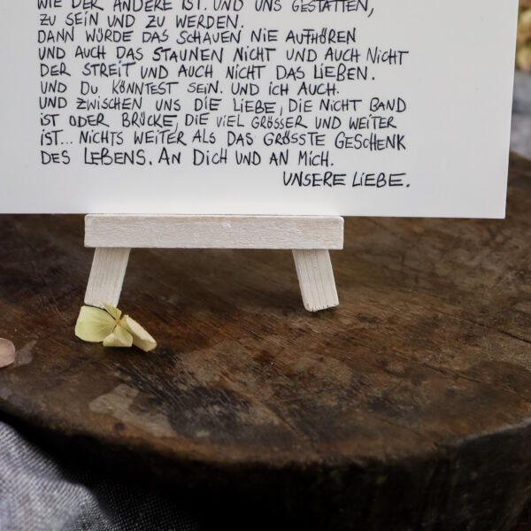 Postkarte "Unsere Liebe" - von Edition Gute Geister – Bild 3