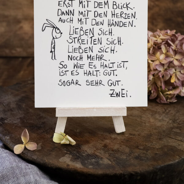 Postkarte "Zwei" - von Edition Gute Geister – Bild 2