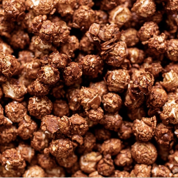 Dunkel Schokolade Geröstete Mandel Popcorn - von Popkornditorei Knalle (vegan) – Bild 2