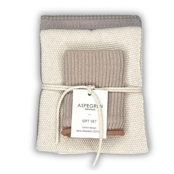 Geschirrtuch-Geschenkset „Hafermilch“ von Aspegren Denmark