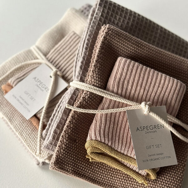 Geschirrtuch-Geschenkset „Hafermilch“ von Aspegren Denmark – Bild 3