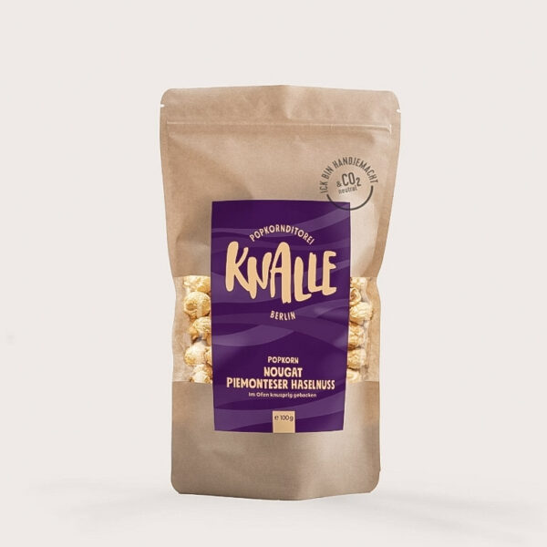 Nougat Piemonteser Haselnuss Popcorn - von Popkornditorei Knalle