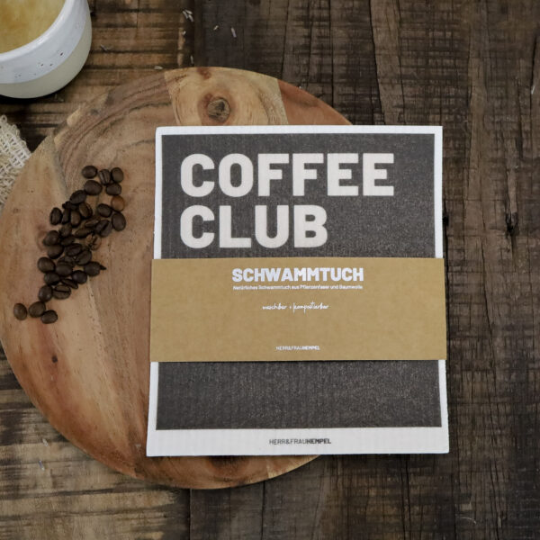 Schwammtuch Coffee Club – Bild 2