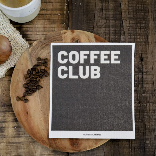 Schwammtuch Coffee Club – Bild 3