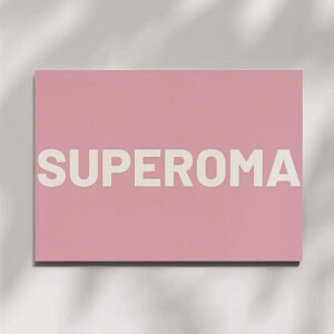 Postkarte "Superoma"