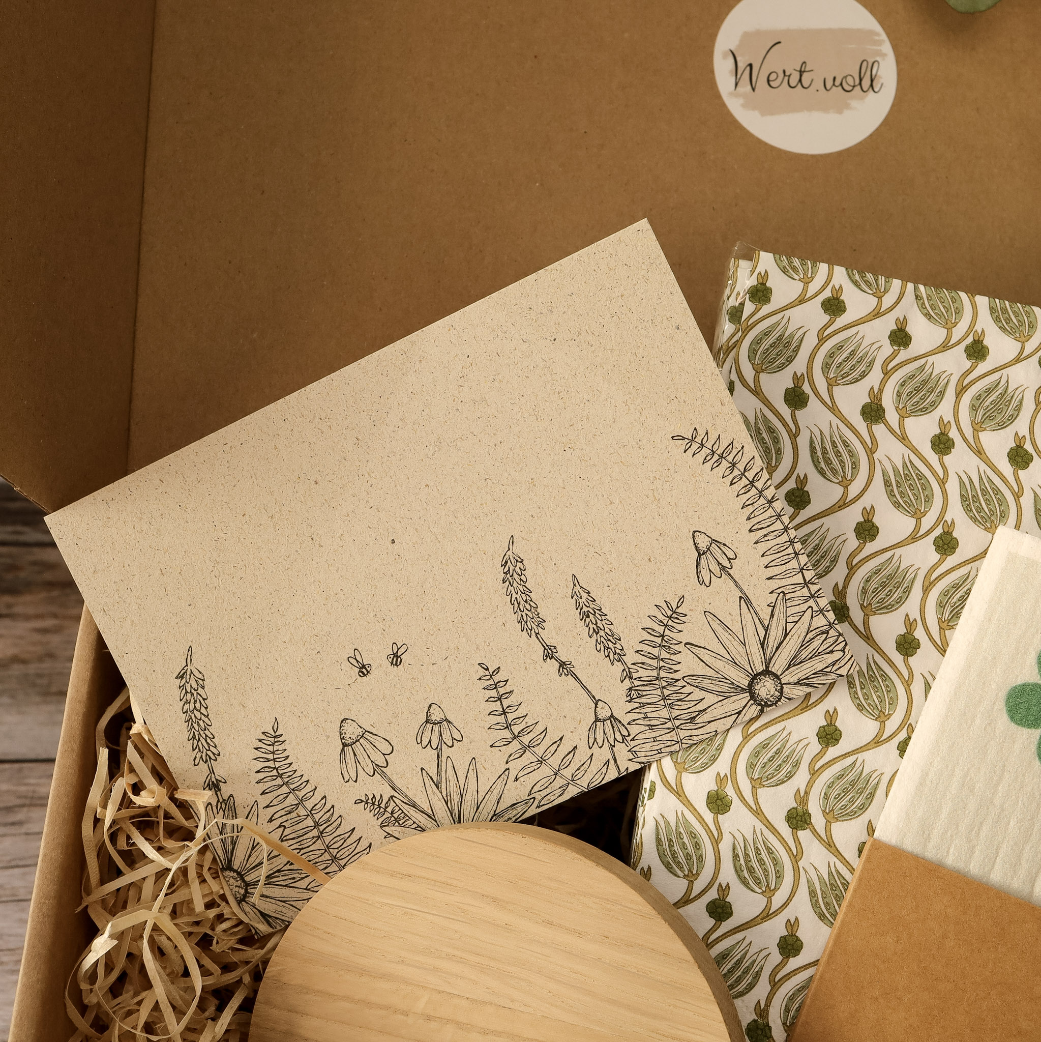 WERTVOLL Geschenkbox "Lovely Green" – Bild 5